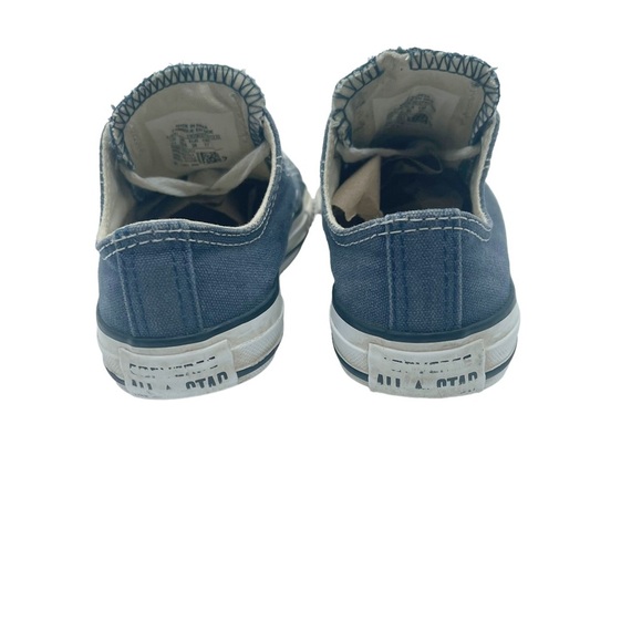 Converse All Star Low Top Sneakers Size Youth 11 Navy Canvas Lace Up - Picture 11 of 15